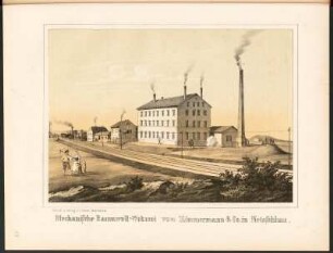 Mechanische Baumwoll-Weberei von Naumann & Co. in Netzschkau