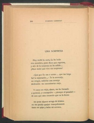 Una sorpresa