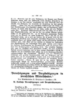 Berechtigungen und Vergünstigungen in preußischen Mittelschulen : (Fortsetzung)
