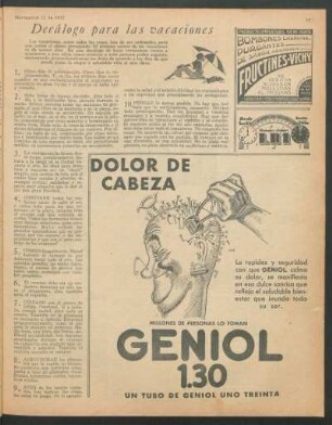 Decálogo para las vacaciones