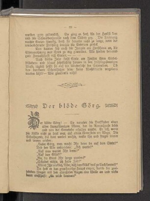 Der blöde Görg.