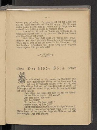 Der blöde Görg.