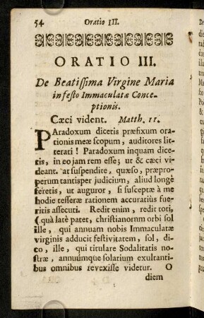 54-65, Oratio III