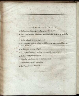 Tabulae explicatio.