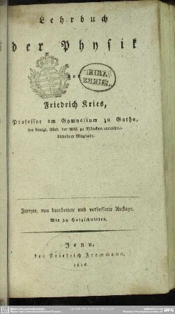 Lehrbuch der Physik