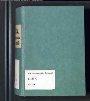 Gogerichtsregister Vogtei Detmold