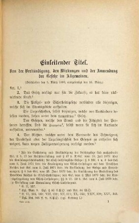 Der Code civil in seinem jetzigen Geltungsumfange für Elsaß-Lothringen : nebst den noch geltenden Bestimmungen der französischen Civilprozeßordnung und des französischen Handelsgesetzbuchs sowie den abändernden und ergänzenden, das Civilrecht betreffenden, Reichs- und Elsaß-Lothringischen Gesetzen