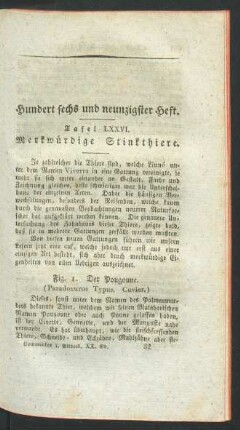 Hundert sechs und neunzigster Heft.