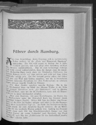 Führer durch Hamburg.