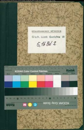 Belege zum Hypothekenbuch ("Scrinium") des Ksp. Rönsahl Bd. 2