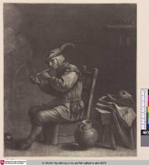 [Ein Mann zündet eine Pfeife an; Man Lighting a Pipe]