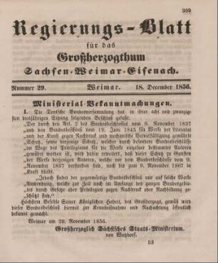 Nr. 29 : 18. Dezember 1856