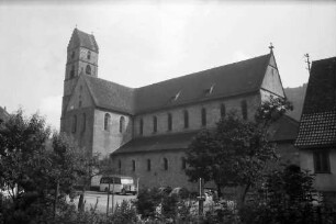 Alpirsbach: Klosterkirche, von den Anlagen aus