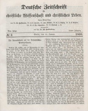 9-11 Die Unionsdebatte auf der Westphälischen Provinzialsynode : Schluß