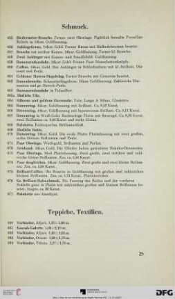 Teppiche, Textilien (Nr. 680-784)