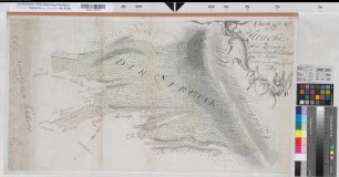 Kleekamp (Borgholzhausen) Vermessung des Strucks 1772 o.M. 45 x 82 kol. Zeichnung M. Christian Ludolph Reinhold Spez.Verz. Markenkarten X Nr. 16