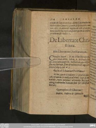 De Libertate Christiana.