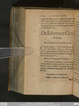 De Libertate Christiana.