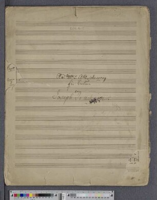 Andantino u. All[egr]o scherzoso [op. 1]