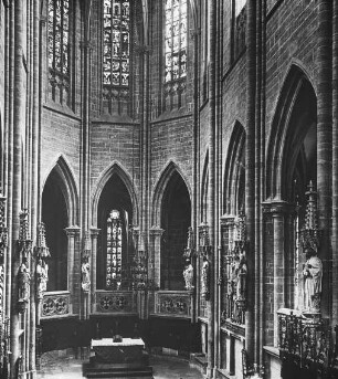 Halberstadt, Dom St. Stephanus und St. Sixtus, Chor, nach Osten