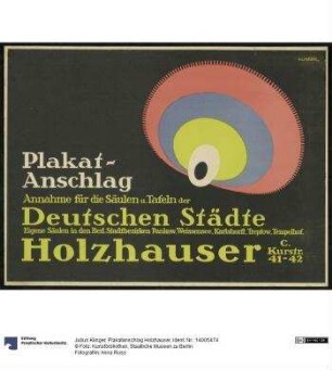 Plakatanschlag Holzhauser