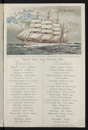 Frühstück auf der "Lahn"