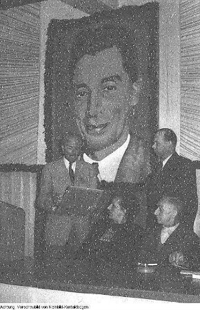 Dresden, Reick, Gaswerk Reick, Gedenkveranstaltung für Nikolaus Kopernikus, Juni 1953