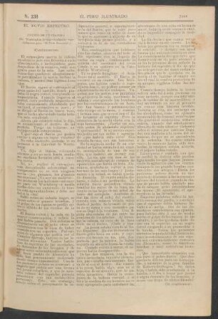 El novio espectro. (Continuación.) : Cuento de un viajero. (De Washington Irving - traducido especialmente para "El Perú Ilustrado".)