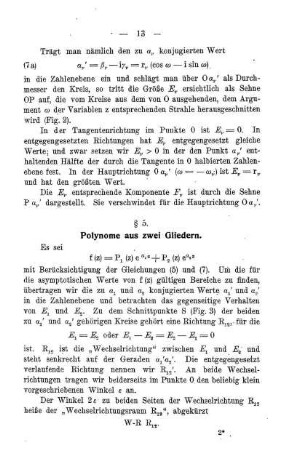 § 5. Polynome aus zwei Gliedern.