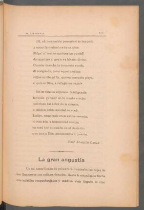 La gran angustia