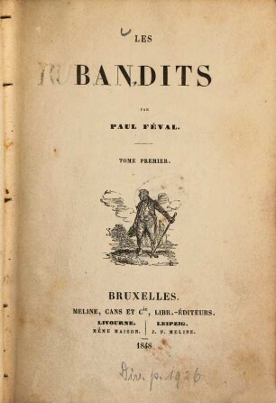 Les bandits : Par Paul Féval, 1