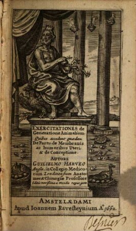 Exercitationes de generatione animalium