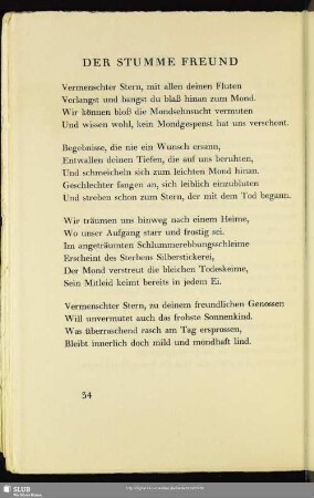 Der Stumme Freund
