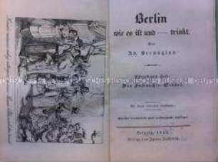 Satirische Schrift über das Berliner Alltagsleben