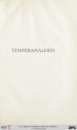 Temperamalerei