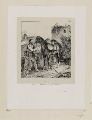 La conversation, Blatt 13 der Folge "Lithographisches Album"