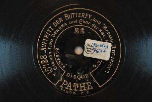 Auftritt der Butterfly : aus "Madame Butterfly" / [Giacomo Puccini]
