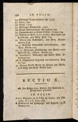 146-163, Sectio X.