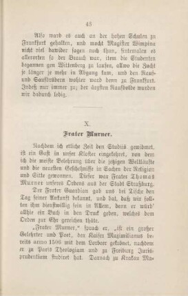 X. Frater Murner
