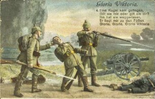 Gloria Viktoria. - 4. Eine Kugel kam geflogen, [...]