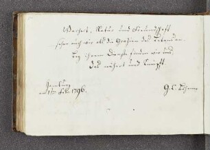 G. C. Böhmer. – Hamburg, 01.02.1796