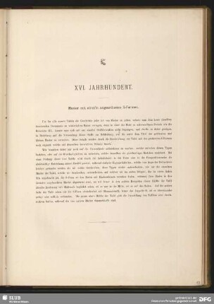 XVI. Jahrhundert