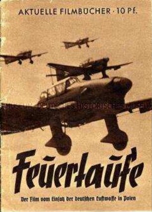 Begleitheft zu einem Film über den Einsatz der deutschen Luftwaffe in Polen