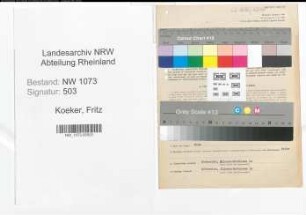 Entnazifizierung Fritz Koeker , geb. 04.05.1895 (Angestellter)