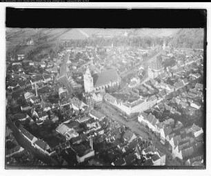 Zerbst, Markt, Rathaus, Kirche