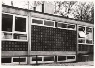 Forschungsinstitut für Holzwerkstoffe, Karlsruhe: Ansicht Nordseite