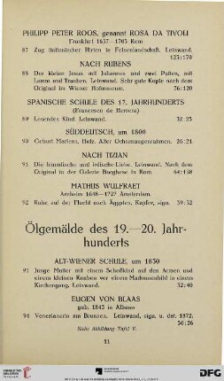 Ölgemälde des 19.- 20. Jahrhunderts (Nr. 93-146)