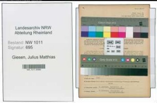 Entnazifizierung Julius Matthias Giesen , geb. 01.02.1910 (Prokurist)