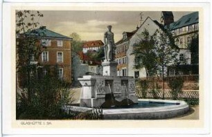 Glashütte. Brunnen