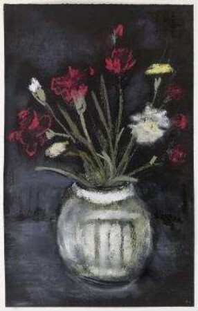 Vase mit Nelken